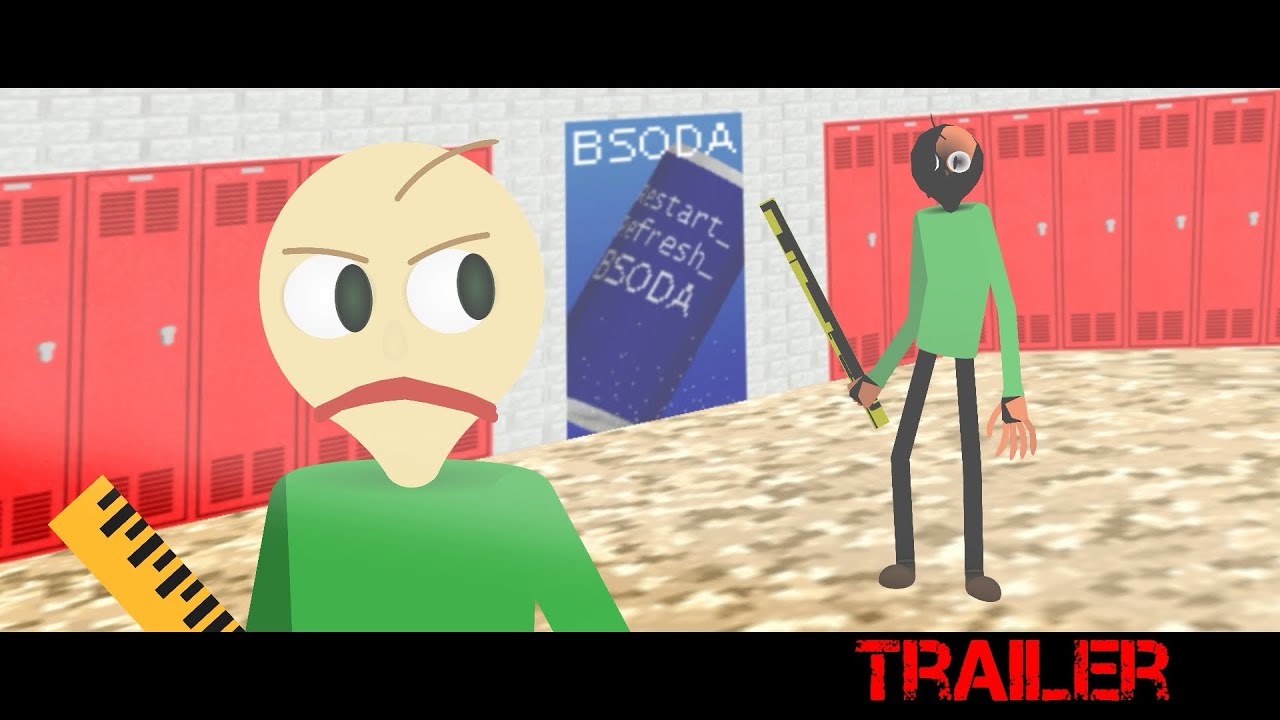 Baldi vs BAL_RAT BASICS (Stick-Nodes) [TRAILER] - YouTube