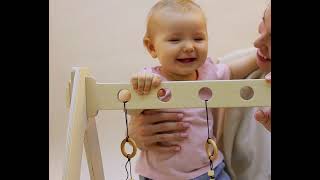 Wooden Mobile Baby Gym Montessori Toys | Firebird Workshop