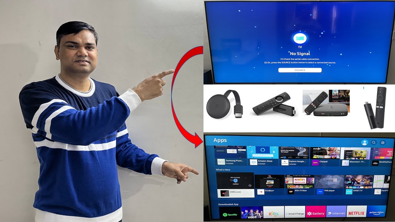 How can I convert normal TV to Smart TV in India Best media streaming