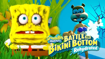 SpongeBob Battle for Bikini Bottom Rehydrated - 100% Walkthrough Part 6: Tree Dome