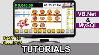 PART 73: Pizza Point of Sale (POS) | Vb.Net Tutorials screenshot 1