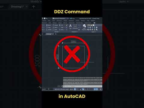 How to Make Dimensions in AutoCAD Using YQARCH Plugin | DDZ Command Tutorial #shorts #autocad
