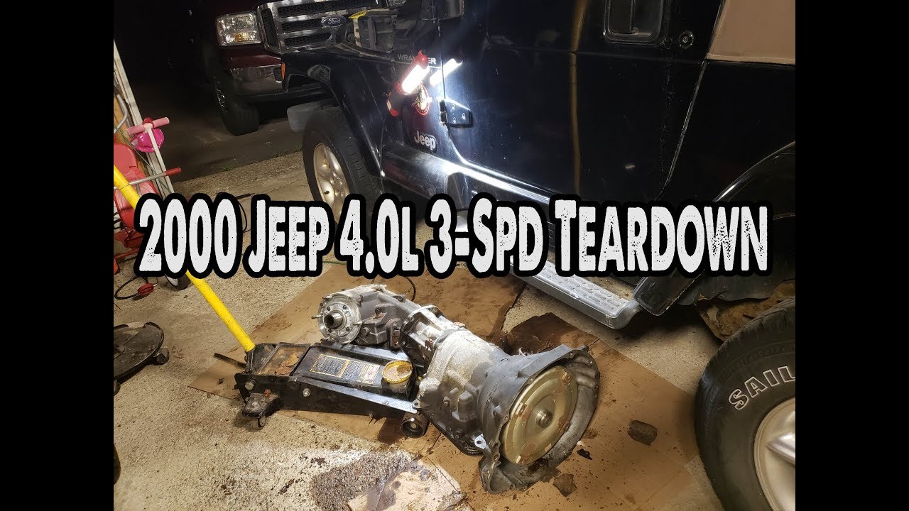 Jeep TJ 3 spd A904 32RH Transmission Tear Down - YouTube