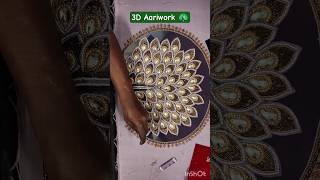 Backneck Design 3D Aariwork Peacock 🦚 #fashion #shorts #trending