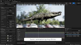 Crocodile Modular Control Rig Unreal Engine 5
