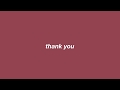 thank you...
