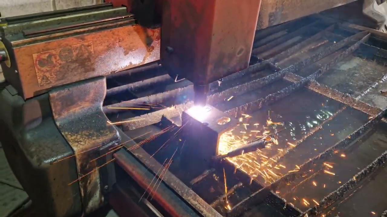swift cut plasma cutting slots in angle