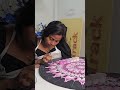 Black Pink Shades of mandala art, Pink Mandala Art #mandala #mandalaart #dotart #art #artwork