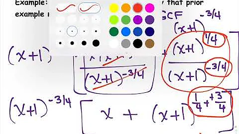 Factoring Involving Fractional and Negative Exponents