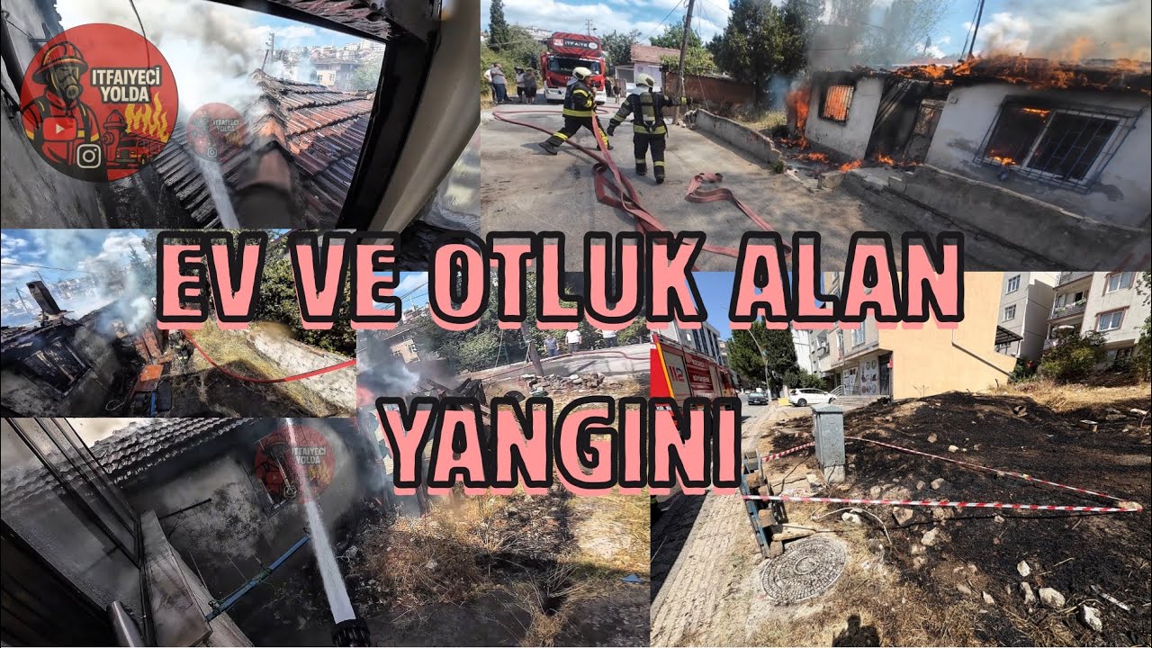 İtfaiye Ev Yangınına Müdahale Ediyor. 🚒🔥