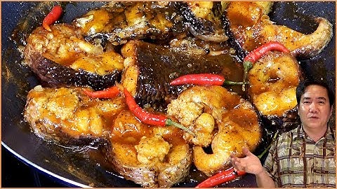 Cá Kho Tiêu. Cách Làm Món Cá Lóc Kho Chắc Thịt Thơm Ngon . Braised Snakehead Fish with Pepper