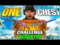 the *HARDEST* ONE CHEST Warzone Challenge EVER