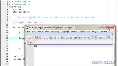 44   fscanf Function in C Programming Language Video Tutorial