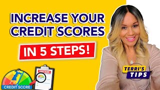 Increase Your Credit Scores in 5 Steps! Credit Score Increase! How to Raise Your Personal Scores! screenshot 5