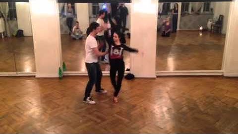Alisa & Akash zouk beginner workshop demo