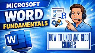 How to Undo and Redo in Microsoft Word (Ctrl+Z & Ctrl+Y Explained) | Microsoft Word Fundamentals
