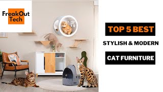 Top 5 Best Stylish & Modern Cat Furniture by FreakOut Tech 251 views 4 months ago 10 minutes, 8 seconds