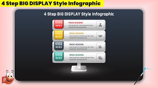 77.PowerPoint Presentation with Big Display Style Infographic Design|Microsoft 365|Office 365