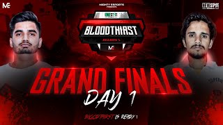 GRAND FINALS DAY-1 | BLOODTHIRST SEASON-1 | 25K | @NEWSTATEMOBILE  | MIGHTY ESPORTS screenshot 1