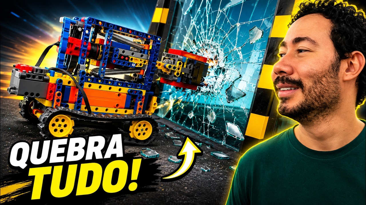 LEGO VS TUDO: O EXPERIMENTO MAIS INSANO QUE JÁ VI! 🏎️💨 React #paidoquiz