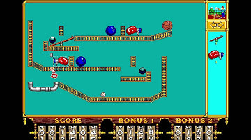 The Incredible Machine - Puzzle 5: "Tutorial: Punch Out" (1992) [MS-DOS]