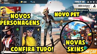 INCRÍVEL! CONFERINDO A NOVA ATUALIZAÇÃO DO SERVIDOR AVANÇADO FREE FIRE