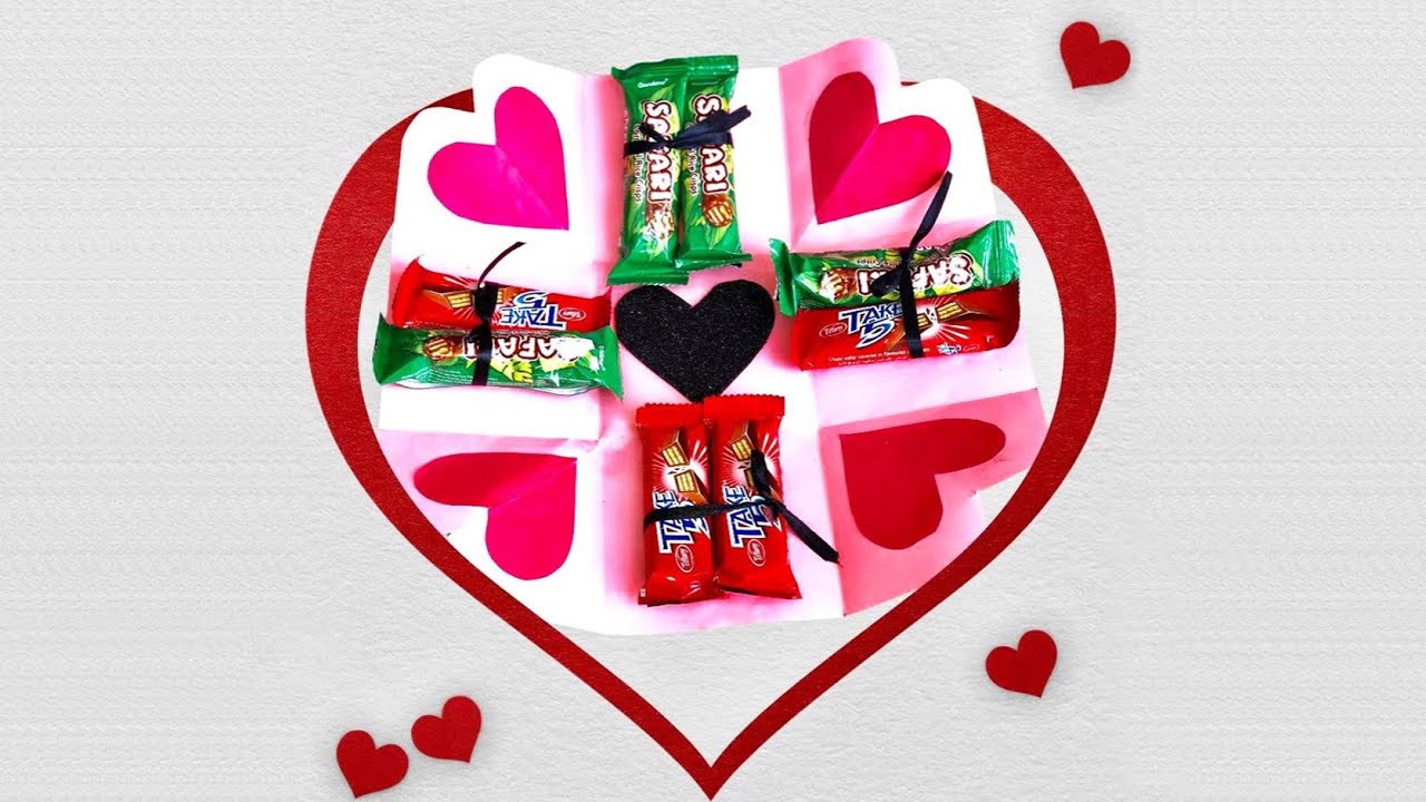 Happy Chocolate Day | Greeting Card idea for Chocolate Day | Valentine's Day | Handmade Easy Card