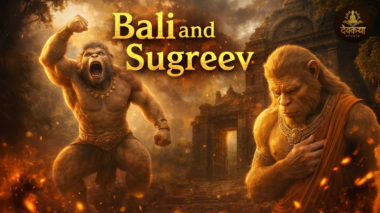 Bali vs Sugriv | Ramayan Ki Sabse Badi Vanar Yudh Kahani | Valmiki Ramayan