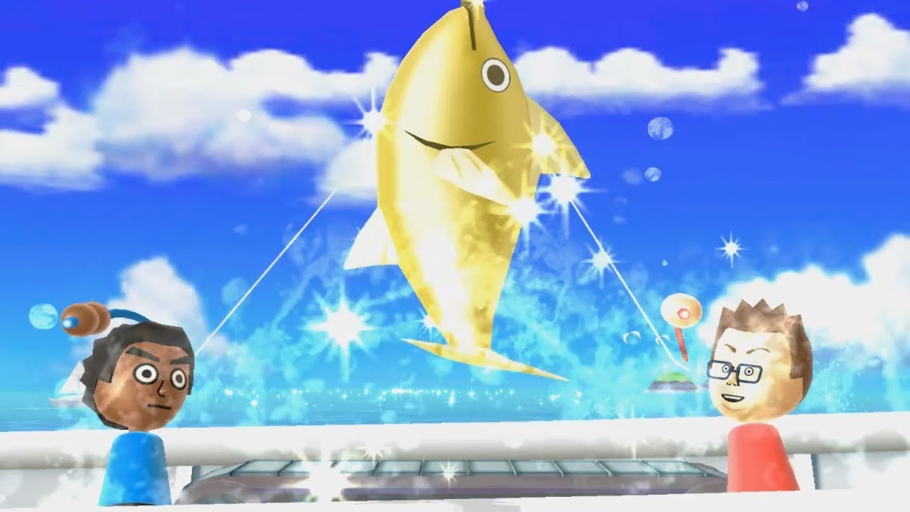 Wii Party Fish Buddies - 4 Players All Sports Minigames Battles - YouTube