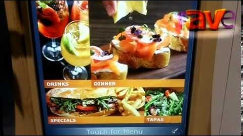 DSE 2013: Janus Displays Demos Next Generation Editable Menu Board for Restaurants