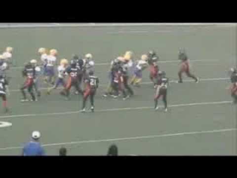 1st Touchdown by #85, Byron Whitehead