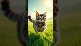 Cute Cat Running