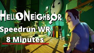 Hello Neighbor Speedrun Any% WR [8 MINUTES]