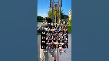 Build your team with $15! Part 5! #shorts