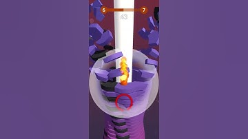 Stack Ball 3D | funny game | level 5 #games #gameplay #shorts #fyp