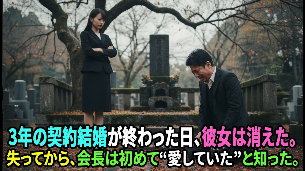 3年の契約結婚が終わったその日、彼女は消えた——失ってから気づいた、会長の遅すぎる愛。