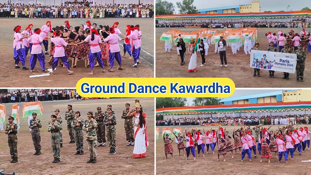 PG College Ground Dance Kawardha | lehra do Song Dance Video | Sama Hai Suhana Dance Video 2024 #cg