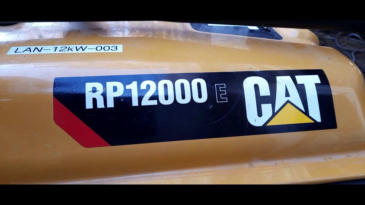 How to Start Caterpillar RP12000E Generator During Emergency Service