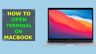 How To Open Terminal On Macbook?