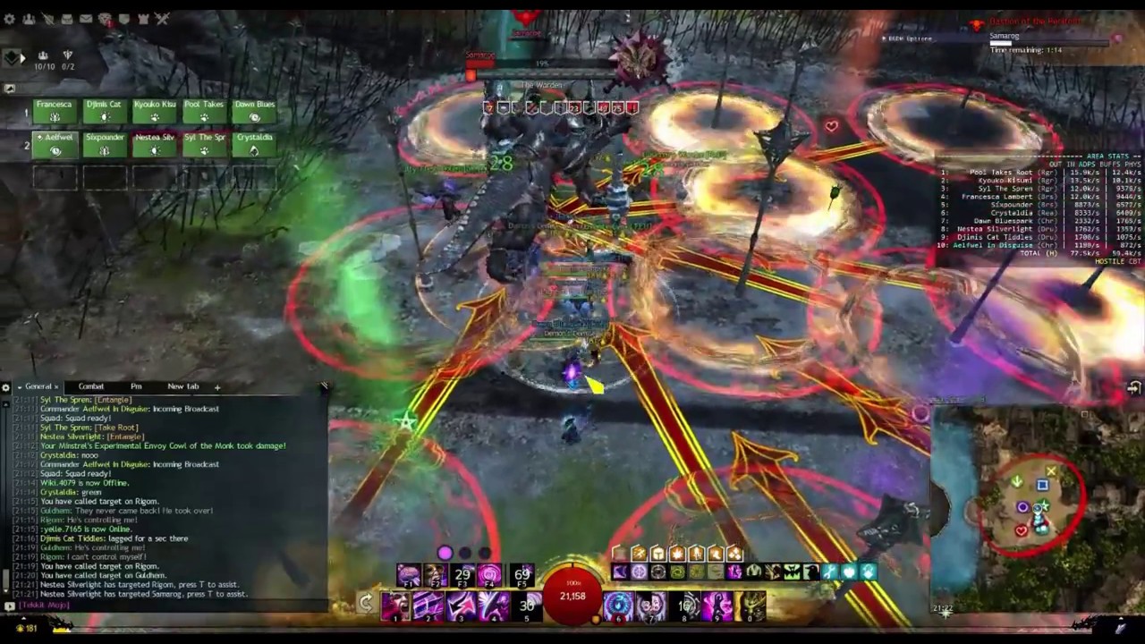 [RoD]Raid Or Die - Samarog - Challenge Mode - Chronotank PoV - GW2