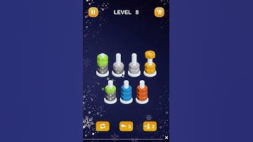 Nut Sort | Color Puzzle Games 2025 | Level 8 | Mobile Games