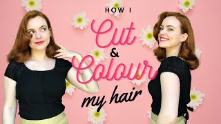 How I Cut & Colour My Hair at Home | Vintage Style