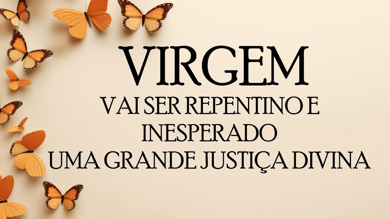 🦋VIRGEM 🦋ESTEJA ATENTO/A, VOCÊ VAI SER AVISADO/A, A GRANDE LIBERTAÇÃO
