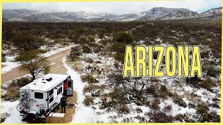 We Got Snowed on in Arizona! | Full Time RVing  S07 Ep20