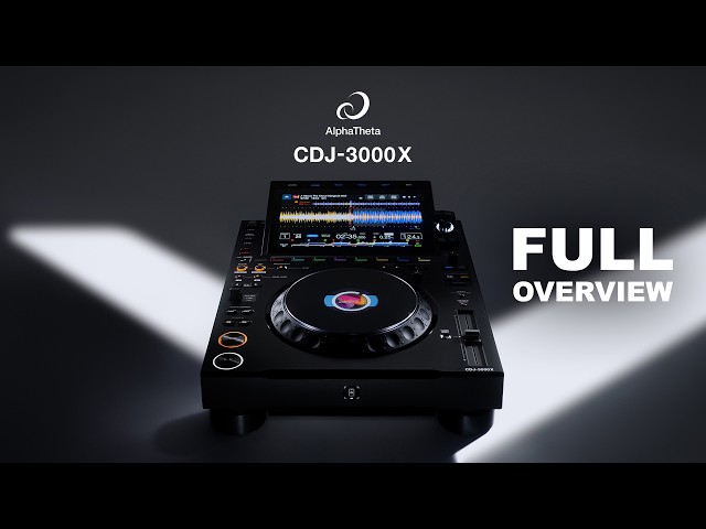 CDJ-3000X Professional DJ Multi Player | Full Overview - YouTube