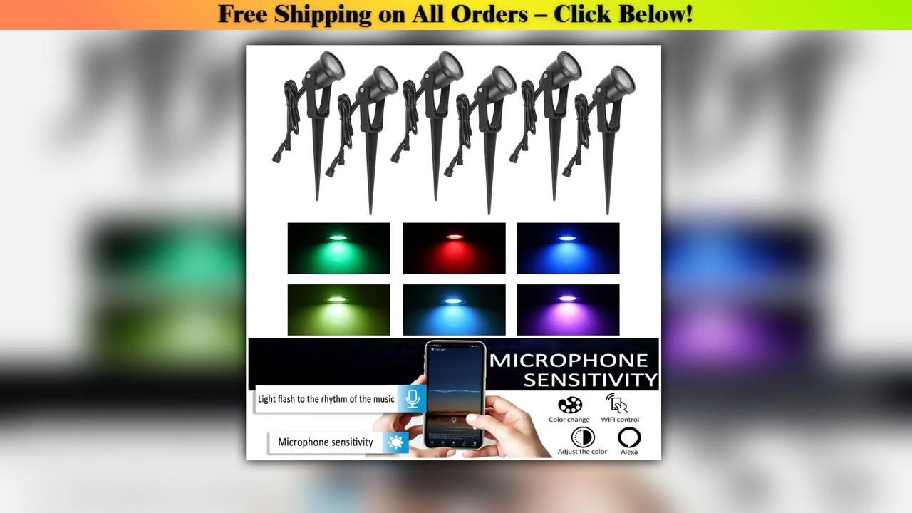 Magic Home/Alexa LED WIFI Smart Lights Pathway Lawn Yard Driverway Landscape Lamps DC12V RGB