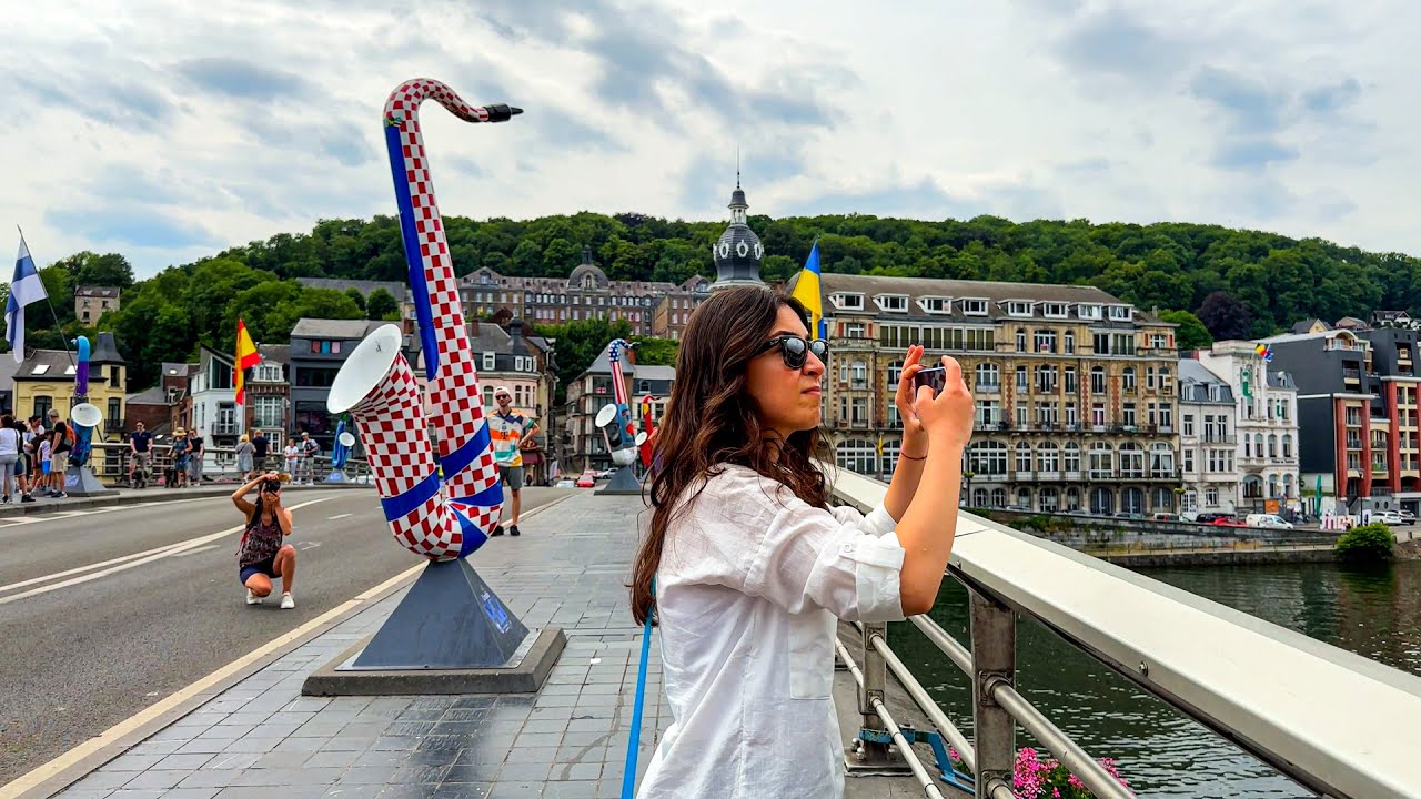 City Tour Dinant Belgium | Bayard Rock, Notre-Dame Church, Charles de Gaulle Bridge