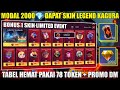 MODAL 2000💎 DAPAT LEGEND KAGURA! TABEL HEMAT DRAW SKIN LEGEND KAGURA PAKAI TOKEN + PROMO DIAMOND