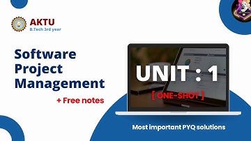 #1 SPM (Unit-1) Most important PYQ solutions One Shot || Software Project Management || AKTU