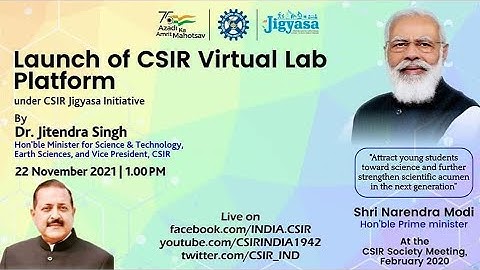 Launch of CSIR Virtual Lab Platform